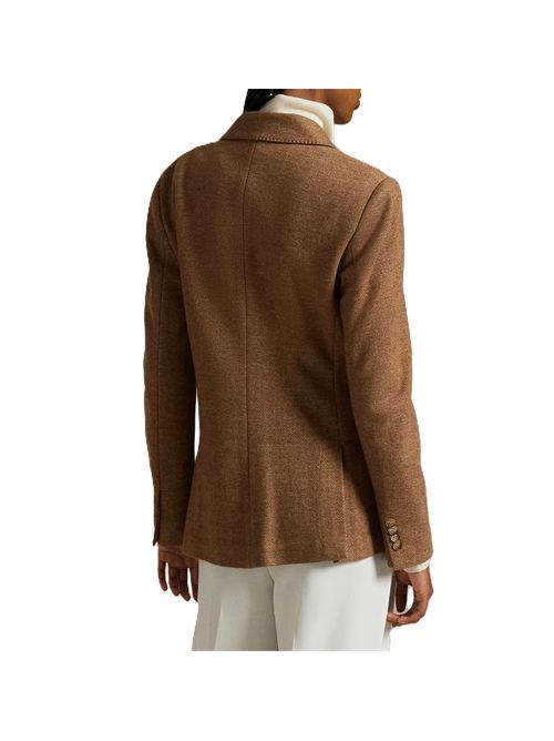 Double-Breasted Herringbone Blazer Polo Ralph Lauren Polo Ralph Lauren | 211973828001TAN HERRINGBONE